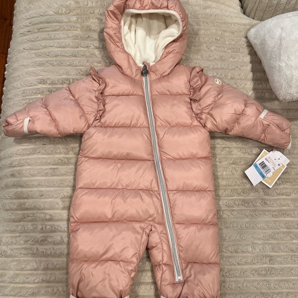 Michael Kors infant coat onesie